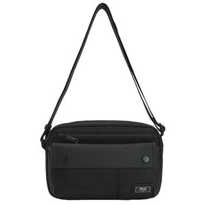 黑武士|FILA 斐乐官方男通勤挎包时尚休闲单肩包斜挎包随身包小包