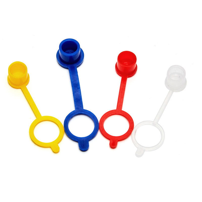 ECSiNG 10 Pièces Capuchon Anti-poussière M8 Capuchon De Tête D'accouplement Rouge Et Jaune Couvercle De Tête D'embrayage De Tête Pneumatique Couvercle De Remplacement Couvercle De Remplacement