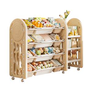 
Children's toy storage rack multi-layer household baby storage rack toy box storage rack combination classification and organization artifact