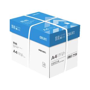 
Deli printing paper copy paper a4 printing paper 70g single pack 500 sheets of office paper double-sided printing not easy to jam thickened A4 paper 80g one box of draft paper for students whole box wholesale free shipping