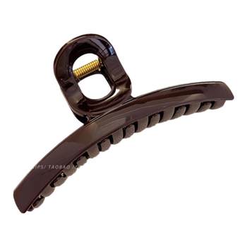 Full of spring atmosphere! Chocolate brown scratch clip