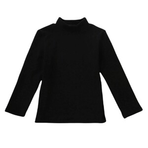 
Children's bottoming shirt, girls' pure cotton half-turtle collar, spring, autumn and winter 2025 new inner tops, boys' long-sleeved T-shirts