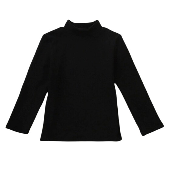 
Children's bottoming shirt, girls' pure cotton half-turtle collar, spring, autumn and winter 2025 new inner tops, boys' long-sleeved T-shirts