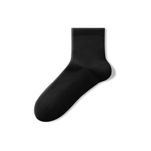 
HLA/Hailan Home Men's Disposable Cotton Medium Socks 7A Antibacterial Breathable Adult Free Washing Lazy Week Socks