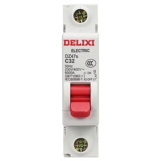 Delixi DZ47S Circuit Breaker - 1P/2P 10A-63A