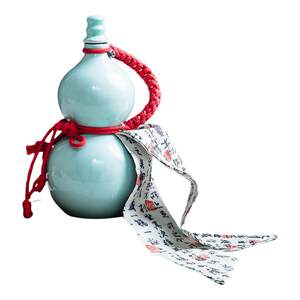 
Internet celebrity retro 1*0.5kg gourd sealed wine pot kettle Changan tea drink pot white wine bottle 500ml custom logo