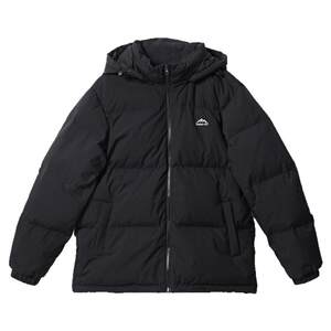 
Pull back down jacket for men and women 2026 winter new style plus velvet thickened warm bread coat short hooded couple coat