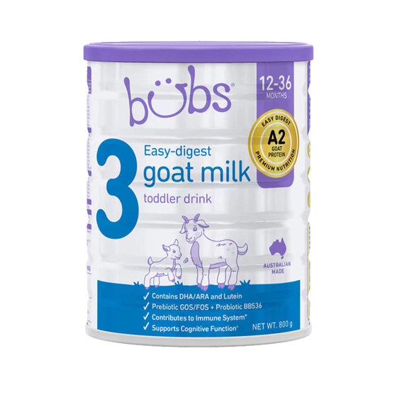 
[Trial 0 yuan for tax] Australian imported Bubs goat milk powder 3-stage dha probiotic baby a2 milk 800g cans