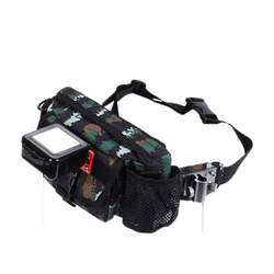 Stream fishing fanny pack equipment rock zebra mouth fishing gear