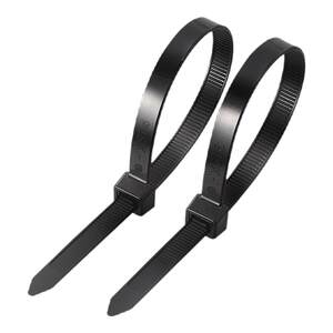 
Brand new self-locking nylon cable tie PA6 environmentally friendly plastic rolled belt 3*100 4*2005*300 black and white thickened