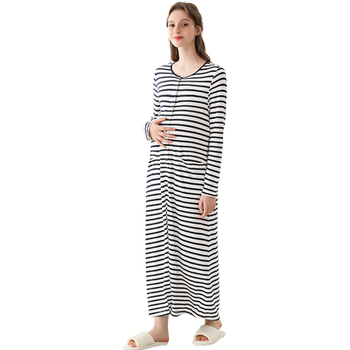 
Pregnant women breastfeeding nightgown pregnancy dress confinement skirt