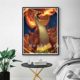 ສະຕິກເກີ Pokémon Charizard Diamond ໃໝ່ 2024 ການຕົບແຕ່ງຫ້ອງເດັກນ້ອຍ ແຕ້ມຮູບແຕ້ມດ້ວຍດິນຈີ່ ແລະຫີນທີ່ເຮັດດ້ວຍມືຂອງເດັກຊາຍ