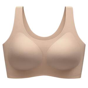 
Xingmian liquid foundation invisible traceless large breasts showing small breasts push-up bra no size vest style summer thin underwear for women