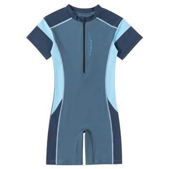 
Children's swimsuits for boys one-piece medium and big children training swimsuits