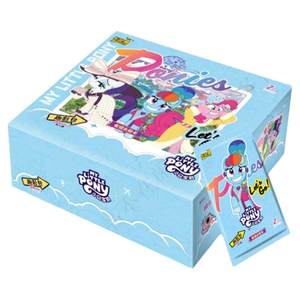
Genuine card game My Little Pony card fun shadow pack Rainbow 4th Huiyue CR card 2 yuan full box collection card book