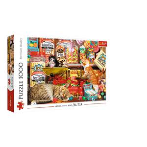 
Trefl puzzle 1000 piece sleeping lion dog cat animal adult version highly difficult puzzle decompression toy