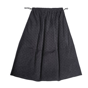 
Super nice winter dress ~ Maternity autumn and winter skirt with drawstring polka dots, A-line skirt, slimming belly-covering pear-shaped woolen skirt