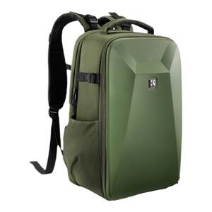 
KFCONCEPT Zhuoer Hard Shell Anti-collision Photography Bag Two-Shoulder Camera Bag Professional Outdoor Multifunctional Waterproof Canon SLR Sony Micro Single Digital Drone Outdoor Travel Backpack Storage Bag