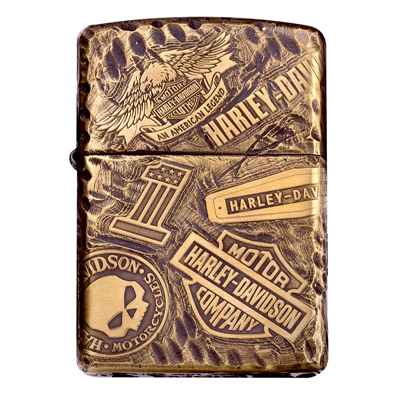 Zippo Harley Davidson Pure Copper Lighter - Limited Edition