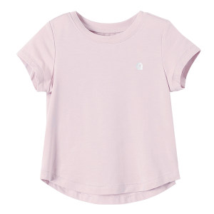 
Yoona's mom girls' 2026 new spring and summer outdoor quick-drying short-sleeved children's fashion sports T-shirt baby tops trendy