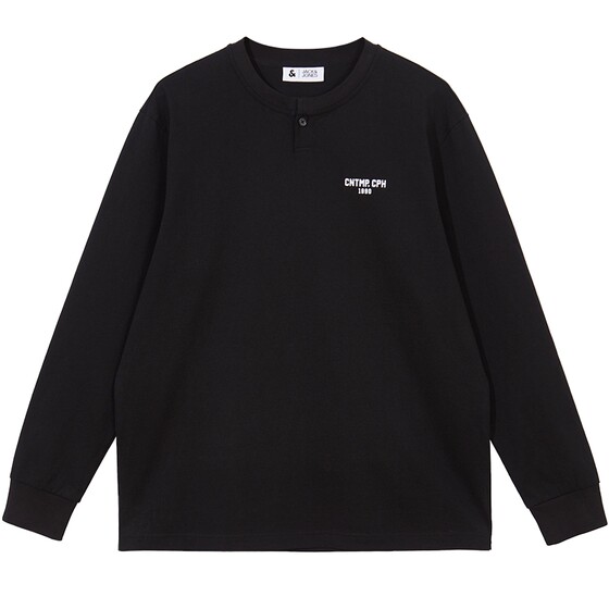 
Jack Jones spring 25 new new pure cotton comfortable fashion flocking versatile comfortable long-sleeved T-shirt men's clothing
