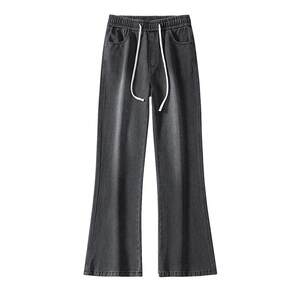 VIISHOW micro flared jeans for men's summer new men's vibe loose men's flared pants American high street pants