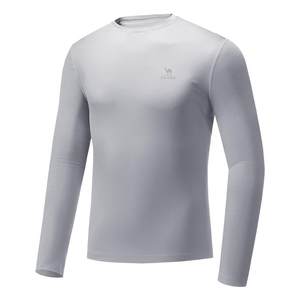 
Camel fitness quick-drying long-sleeved T-shirt men's 2025 summer new outdoor sports thin hiking top for women
