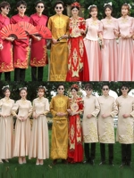 Платье подружки невесты, ханьфу, летний комплект для влюбленных, китайский стиль, большой размер, по фигуре