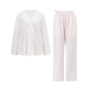 
[Four Seasons] TugTug Pure Cotton Confinement Clothes for Four Seasons Pregnant Women and Hot Moms Going Out Breastfeeding Pajamas Spring Home Clothes Set