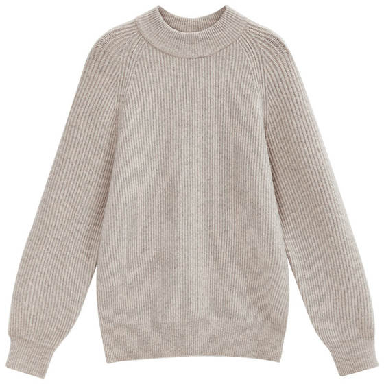 
Heavy woolen sweater for men winter new half mid-high collar sweater pullover thickened warm inner fleece sweater for men