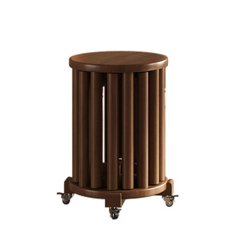
Solid wood stool stackable round stool home Jenga