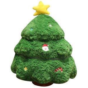 
New gift box Santa Claus plush toy doll rag doll tree decorative pillow for children Christmas gift