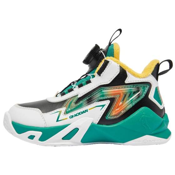 
Jordan Children's Shoes Children's Cotton Shoes Plus Fleece Warm 2025 Winter New Knob Button Children's Basketball Shoes Boys Sports Shoes