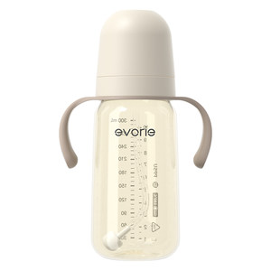 
evorie ppsu baby bottle 6 months old 1-3 years old and above baby anti-choking and fall-resistant straw gravity ball