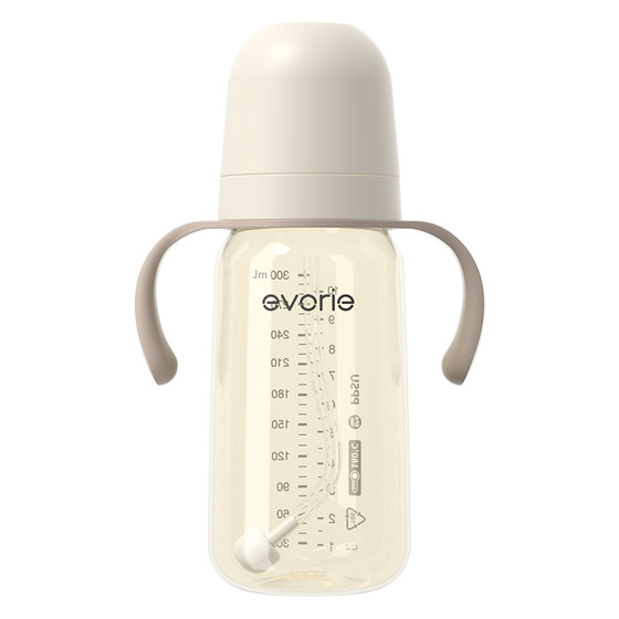 
evorie ppsu baby bottle 6 months old 1-3 years old and above baby anti-choking and fall-resistant straw gravity ball