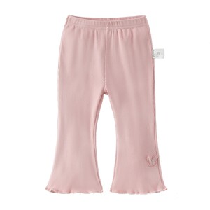 
[7A Antibacterial] Girls Leggings Summer Children's Small Flare Thin Pants Baby Cropped Pants Sweet Children's Summer Clothing