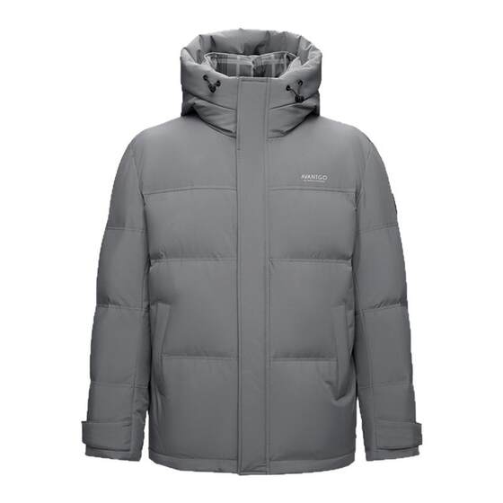 
HLA/Heilan Home Light Business Down Jacket 25 Winter New Style Drawstring Hooded Warm Thickened Black Jacket for Men