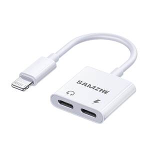 
Shanze Apple charging headset two-in-one converter lightning one-to-two typec conversion connector cable 35mm audio cable suitable for 14 mobile phones ipad tablet live game calls