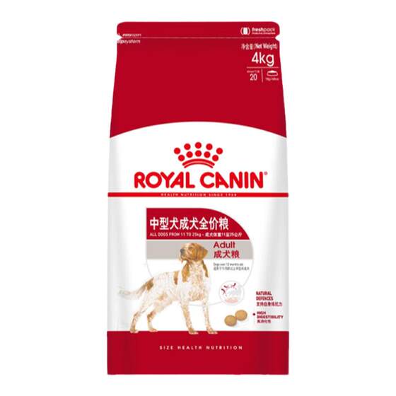 
[Self-operated] Royal Canin Food Medium Dog Adult Dog Full Price Shiba Inu French Dog General Dog Food Main Food M25/4KG