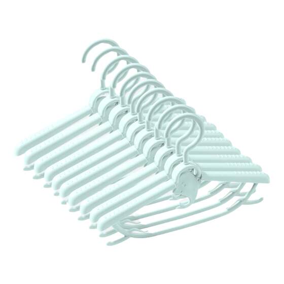 
October crystal baby clothes hanger newborn baby home drying clothes hanger children's retractable small clothes hanger 10 pieces