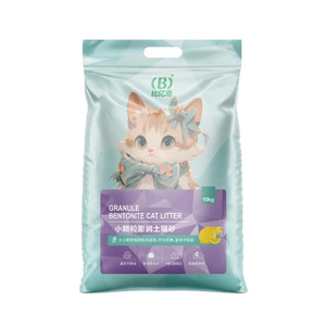 
Biyiqi cat litter mineral small particle bentonite cat litter deodorizing cat litter 10*0.5kg packed household cat litter dust-free