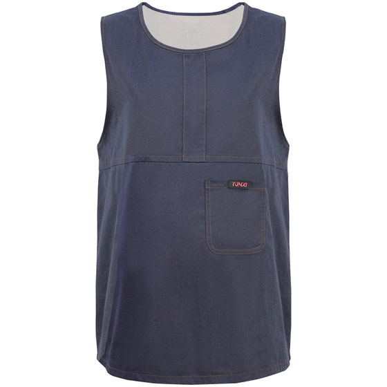 Pregnant women's clothing vest vest large size side zipper radiation clothing office work clothes during pregnancy
