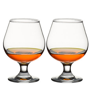 Creative wine glass brandy glass household crystal glass European style blunt wine glass whiskey glass thickened