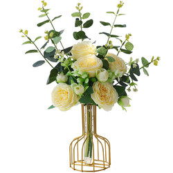Peony artificial flower artificial flower living room decoration