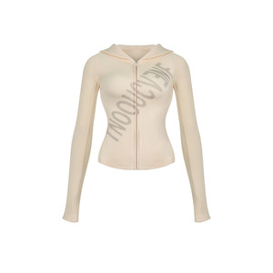 
INNERFLOW Lyocell thin comfortable long-sleeved hooded slim yoga sports and leisure two-piece suit for women