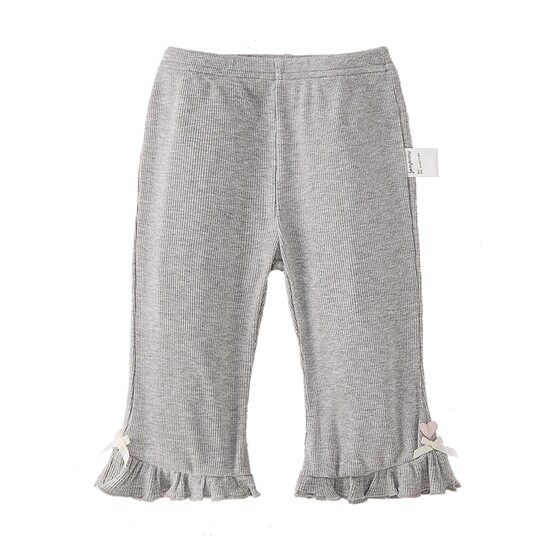 
Girls' leggings, children's lace trousers, children's antibacterial class A pants, little girls' cute baby boot-cut pants, summer