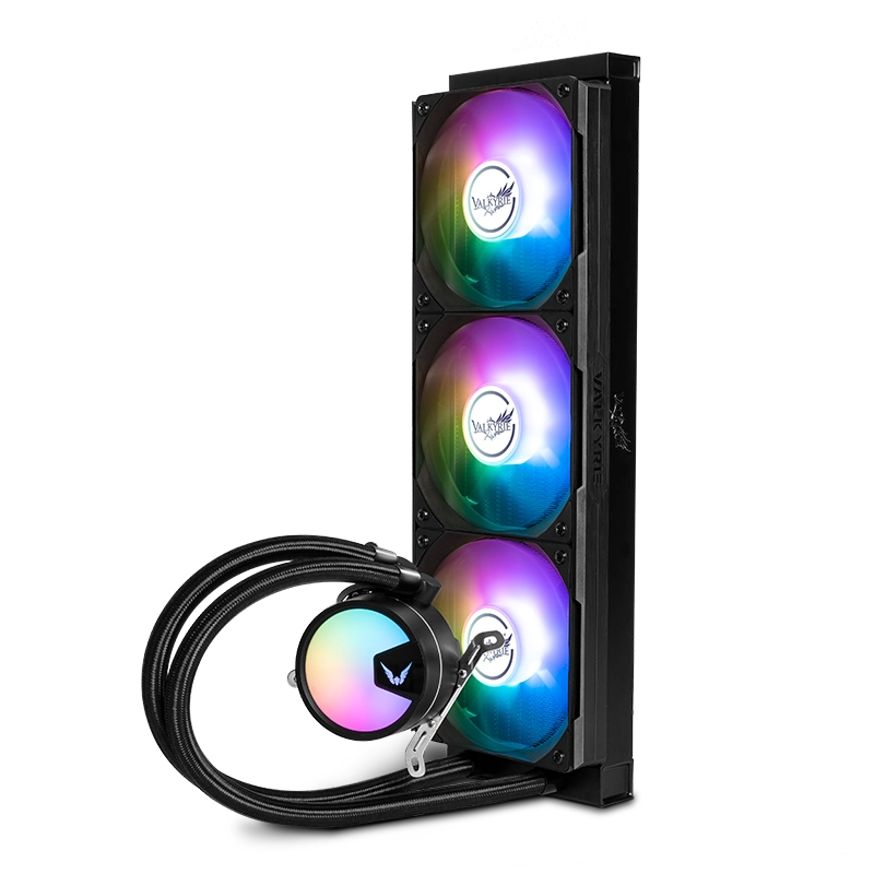 瓦爾基裏(VALKYRIE）A360 VK一體式CPU水冷式散熱器ARGB光效一線通