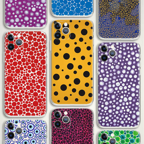 Yayoi Kusama Polka Dot Abstract Art Aesthetic Girls iPhone Case