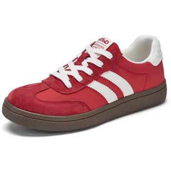 Hot air versatile red thin-soled German training shoes