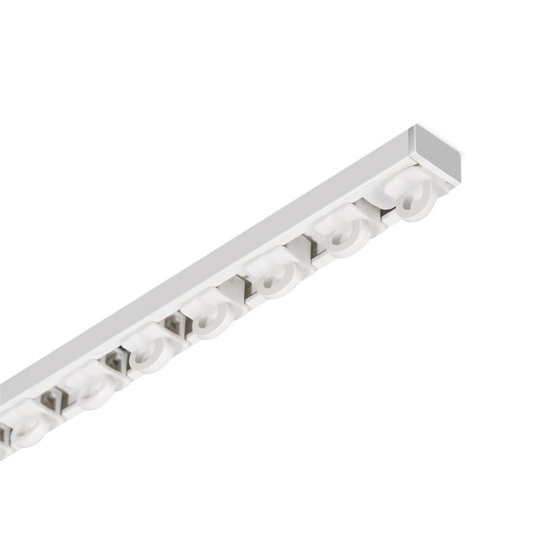 Tenda a Doppio Binario con Montaggio a Soffitto, Guida per Tende in Alluminio per Soggiorno/Camera da Letto/Ufficio, Divisore per Stanze (Size : 4m/13.1ft